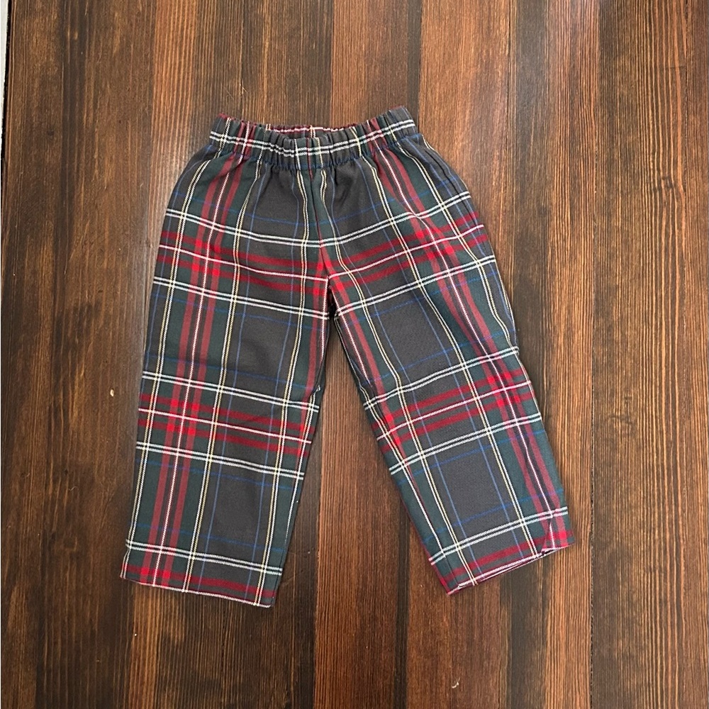 NWOT TBBC tartan pants 24mos